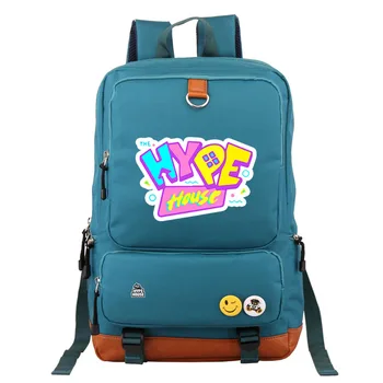 

The Hype House Fashion Unisex Casual Laptop Backpack Students School Bag for Boy Girl Women Men Travel Sport Outdoor Day Bagpack