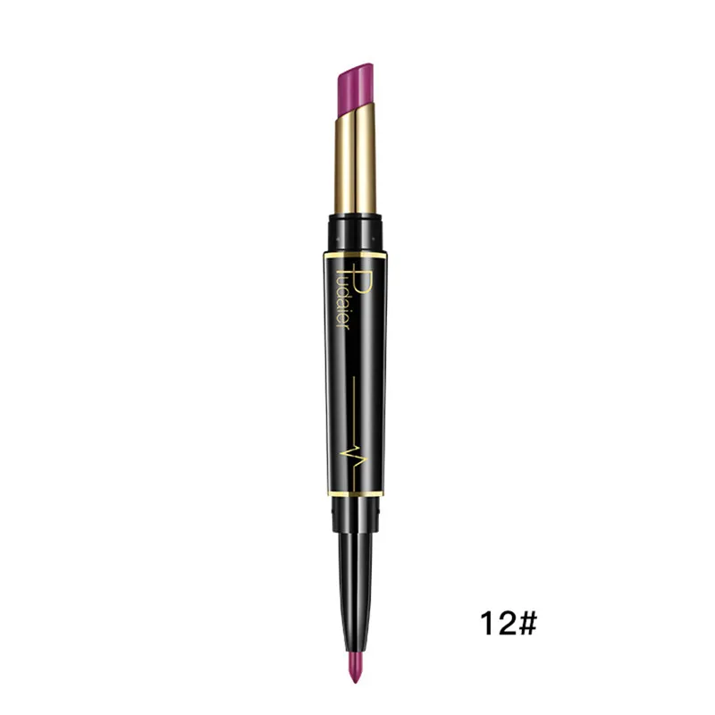 Newest 16 Color Lip Liner Double-end Lasting Lipliner Waterproof Lip Liner Stick Pencil