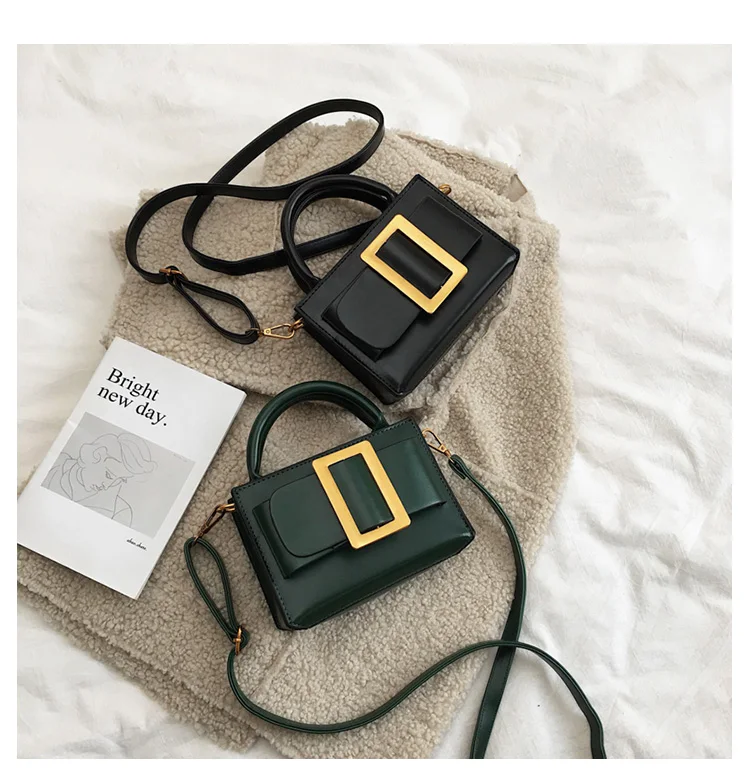 

European Vintage Fashion Small Tote bag 2020 New Quality PU Leather Women's Designer Handbag Portable Shoulder Messenger Bags