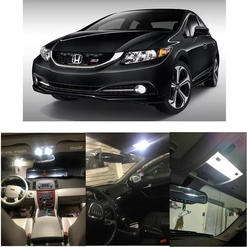 Внутренние светодиодные лампы для 2014 Honda Accord CRV CR-Z штрих Odyssey Pilot Ridgeline Civic Fit |