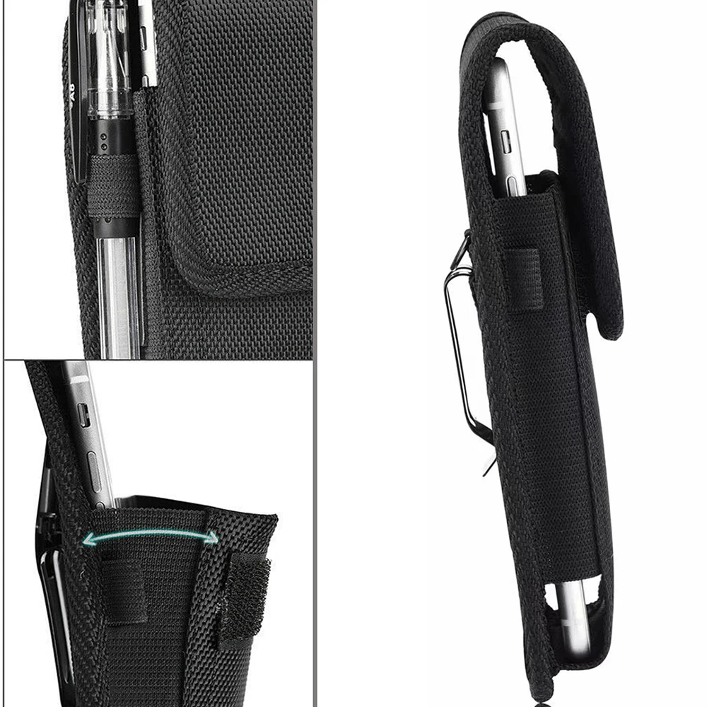 Universal Phone Bag Case with Belt Clip Holster and Waist Cover Design