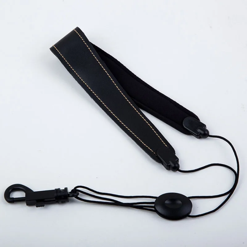 Регулируемый кожаный + нейлоновый мягкий саксофон Sax шейный ремень с