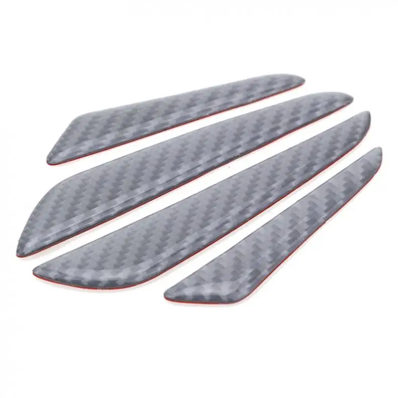 Carbon Fibre Car Door Protection Strips Guard Anti-collision Waterproof Rubber Strip Auto Car Door Side Edge Protector
