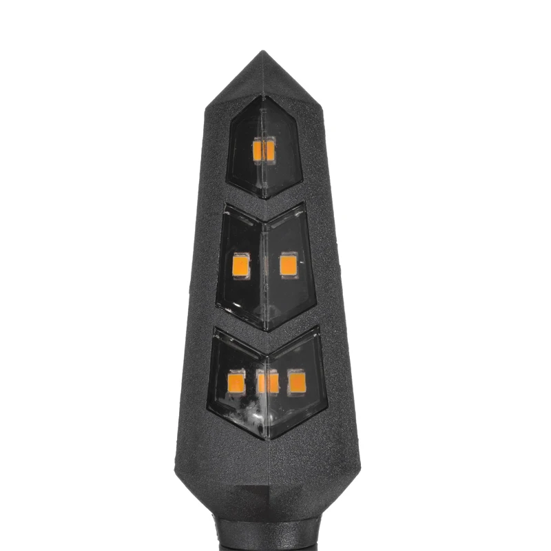 4PCS/SET Motorcycle LED Turn Signal Light Blinker Amber Universal for Motocross Scooters E-bikes Indicator Light Lamp 12V