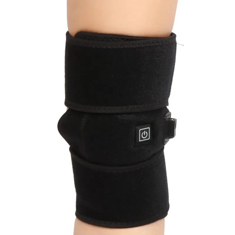 Новая нагретая коленная Скоба обёрточная бумага USB электрическая грелка наколенник перезаряжаемый наколенник протектор для артрита боли колена Электрический массажер
