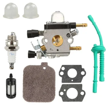 

Carburetor Set Fuel Filter For Zama Stihl BG45 BG46 BG55 BG65 BG85 SH55 SH85