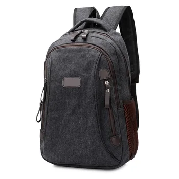 

Fashion trend canvas bag leisure backpack hiking backpack Korean student backpack