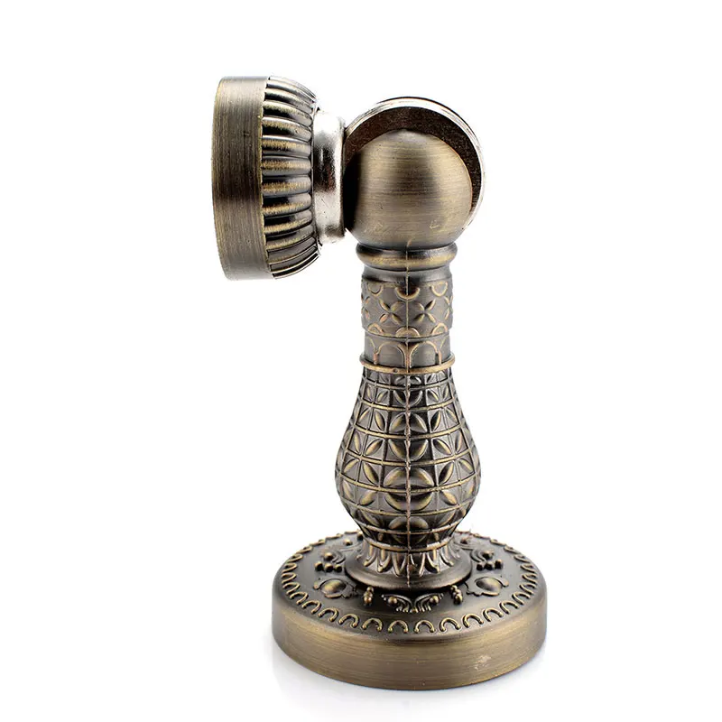 

Fashion Bronze Retro Design Zinc Alloy Magnetic Door Stop Stopper Holder Catch Floor Fitting With Screws For Family Home Etc