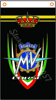 Flag Motorcycle Banner Mv Agusta 3x5ft Polyester | Дом и сад