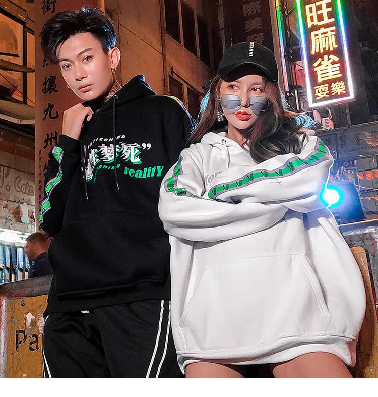 Мужская толстовка Wang Xindie в стиле хип-хоп с капюшоном, повседневный черный пуловер с капюшоном, хлопок, осень