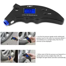 ЖК-дисплей Манометр тестер Точный Цифровой манометр подсветка для автомобиля Грузовой автомобиль, мотоцикл, велосипед