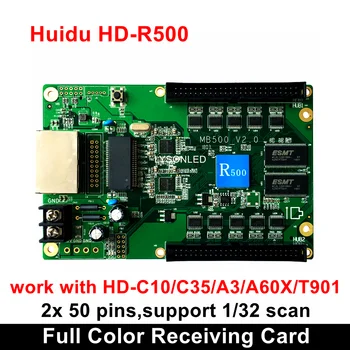 

Huidu Full Color Asynchronization LED Video Display HD-R500 Receiving Card 2xHub50 pins ,Can Work with HD-C15C/HD-C35/HD-A3/T901