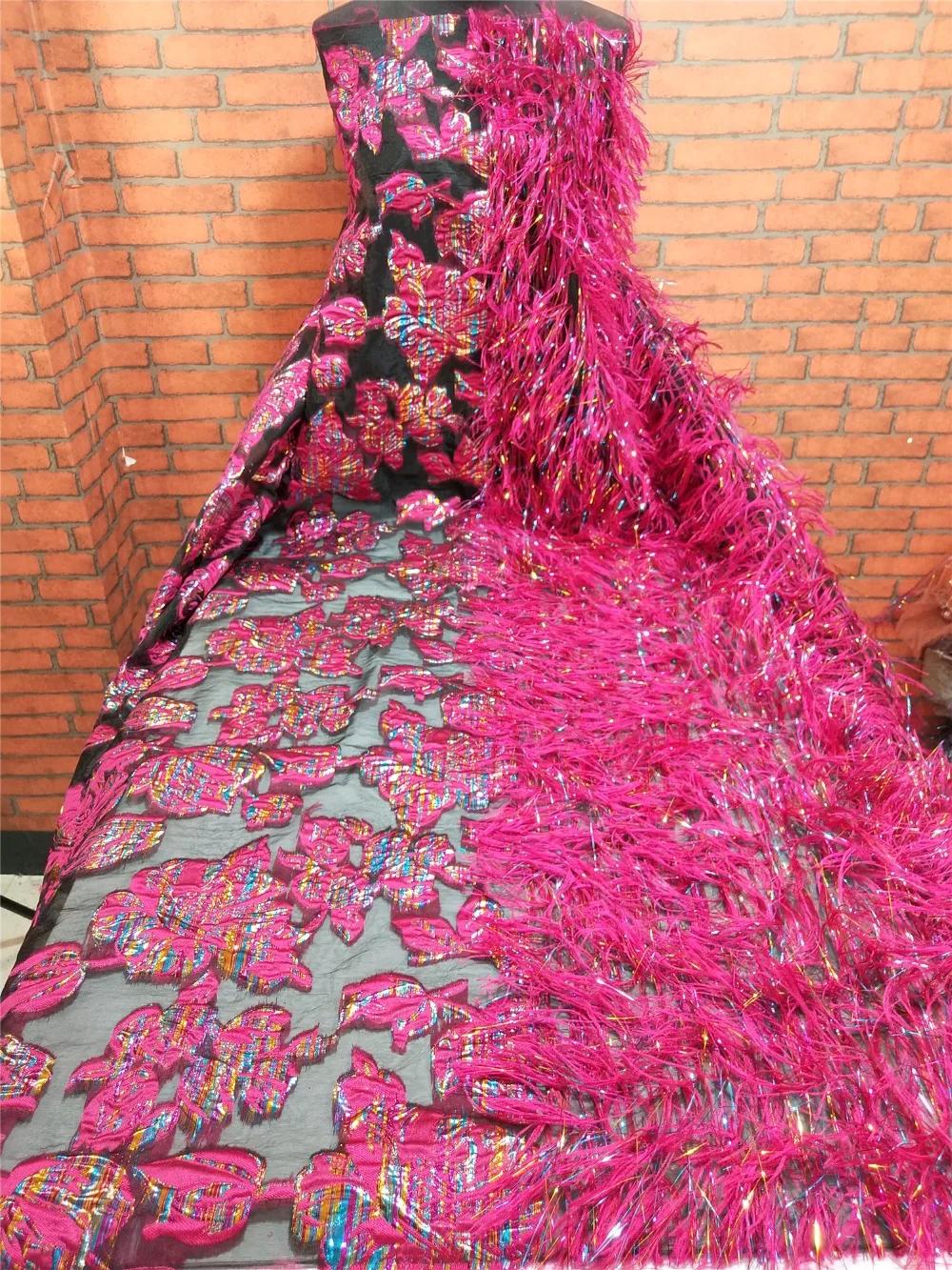 

2019 Latest African Brocade Lace Fabrics French Tulle Lace High Quality Nigerian Net Lace Fabrics For Wedding Dress