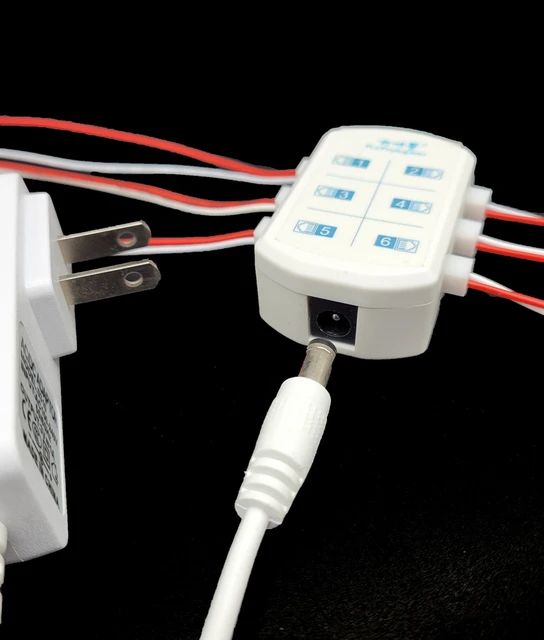 3V/12V AC/DC Adapter Power Supply with 6 ports output 3V/12V DC Railway Layout/Railroad Layout/Train Sand Table Layout Diorama 4