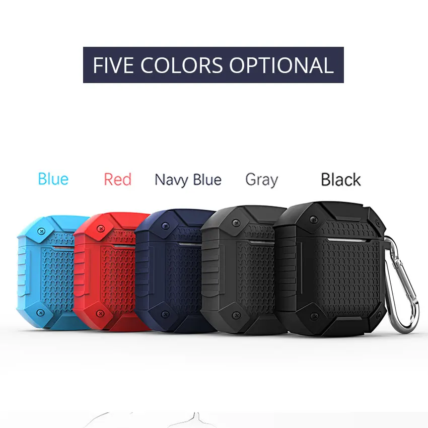 Earphone Case For AirPods Wireless Bluetooth Headset cover silicon For Air Pods Charging Box