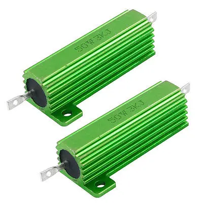50W 3K Ohm винтовой кран монтируется в алюминиевом корпусе проволочные резисторы 2 шт