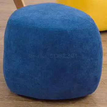 

Simple Modern Low Stool Creative Lazy Sofa Stool Tea Table Stool Cloth Art Mound Footstool Household Stool
