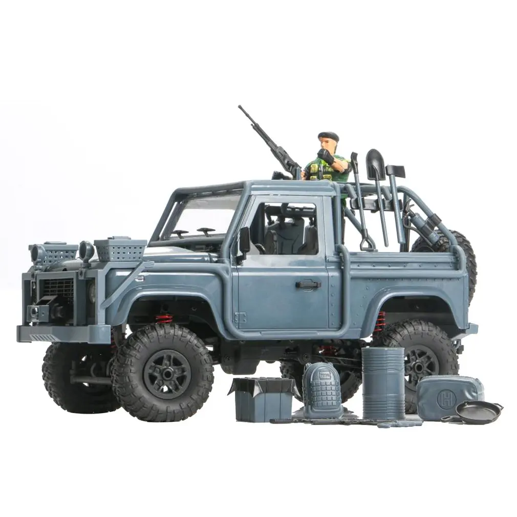 MN-961: 12 4WD радиоуправляемая гусеничная машина 2,4G с дистанционным управлением большая ножка внедорожный гусеничный военный автомобиль модель RTR игрушка для детей подарок