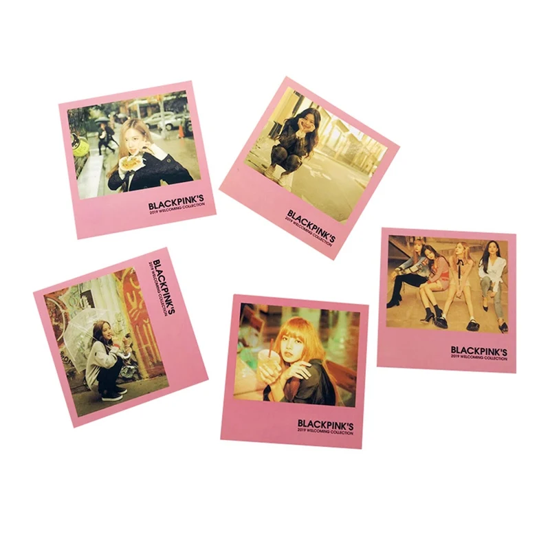 5 шт./компл. blackblackpink альбом Lomo карты Новая мода самодельные бумажные фото карты