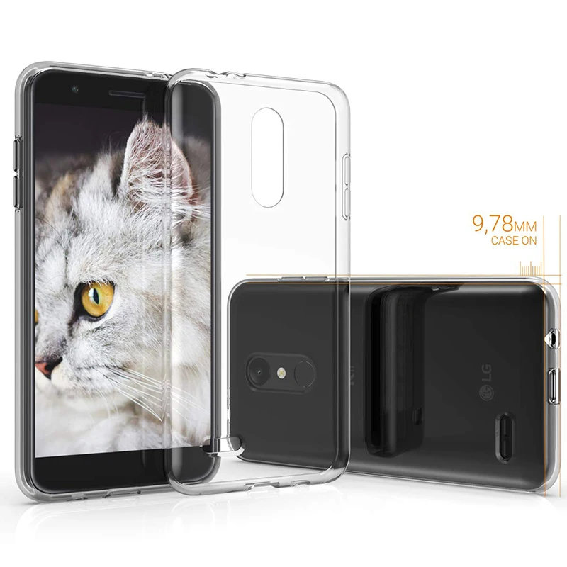 Полностью Защитный Прозрачный чехол из ТПУ для LG K8 K9 K10 K11, тонкий прозрачный силиконовый чехол для задней панели телефона LGK8 LGK9 LGK10 LGK11