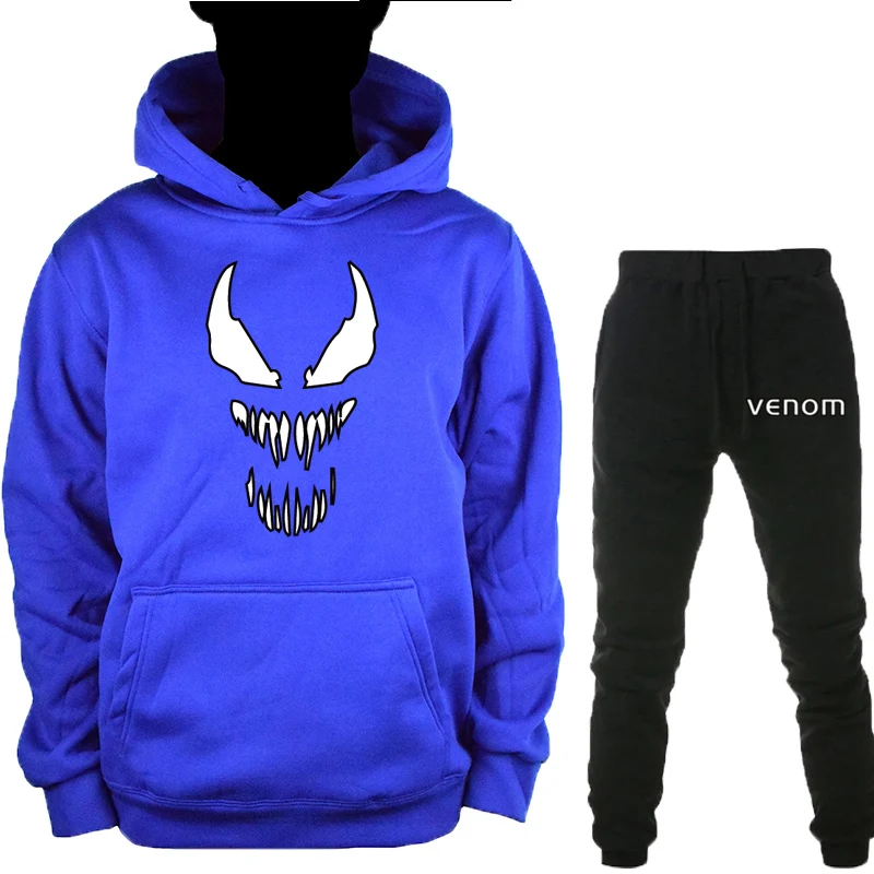 2019venom 100% хлопок Осенние и зимние мужские повседневные модные толстовки удобные