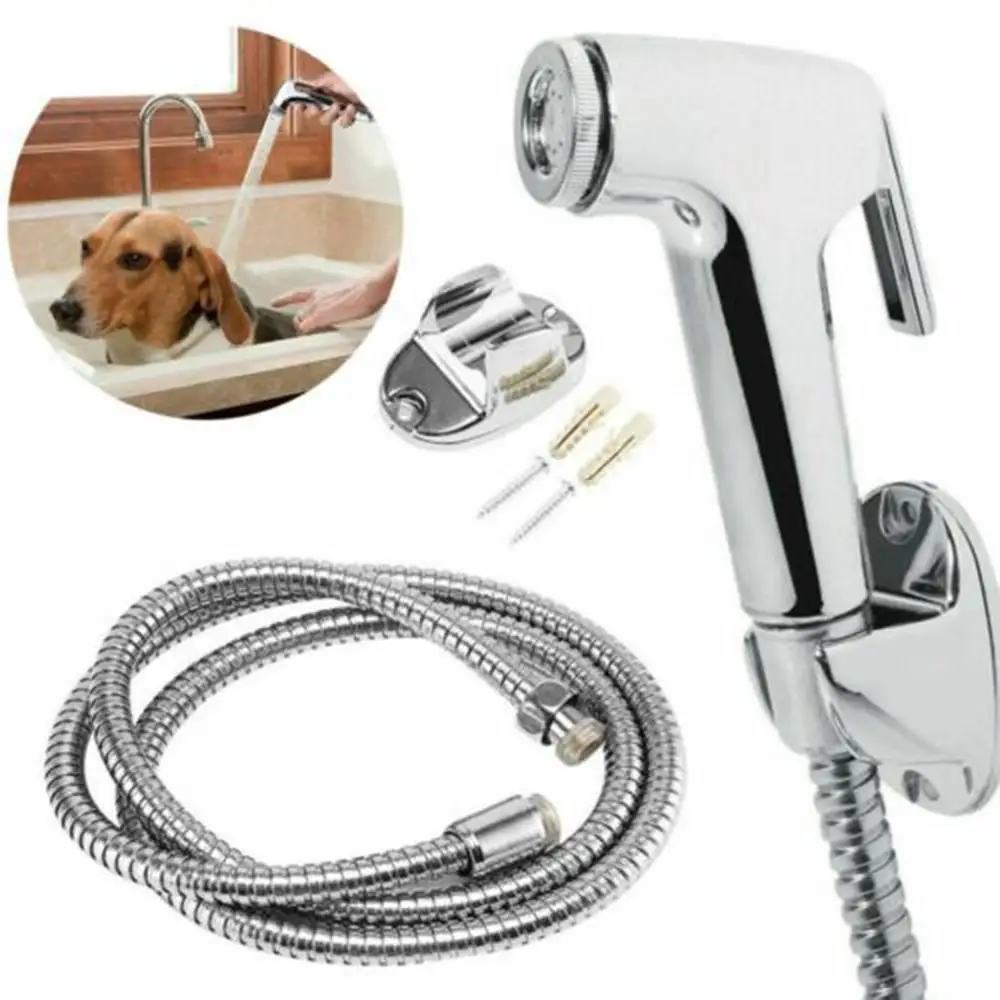 

Faucets ABS Bathroom Accessories Bidet Handheld Diapers Home Hose for Bathroom Toilet Stainless Steel Holder Sprayer Shower