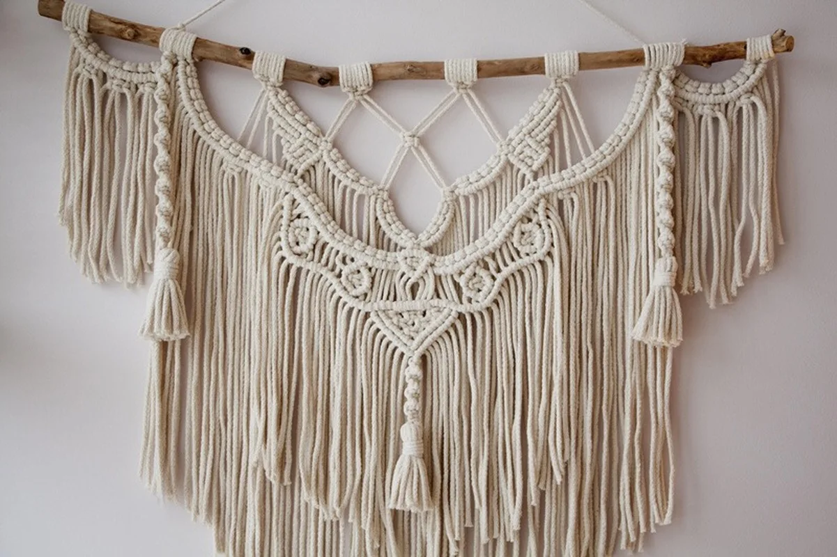 Скандинавский макраме настенный гобелен ручной работы изголовье гостиной