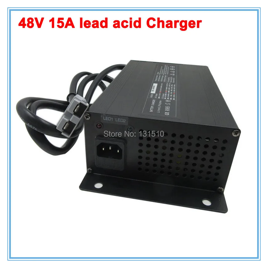 900W 48V 15A зарядное устройство свинцового кислотного аккумулятора Ouput 58,8 V 15A зарядное устройство 110/220 V Используется для 48В свинцово-кислотный аккумулятор DHL