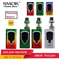 Оригинальный электронных сигарет SMOK Pro Цвет мод 225 Вт TC Box Mod 510 нитки подходит для TFV8 TFV12 бак курение электронные сигареты, испаритель Vape Mod Pro