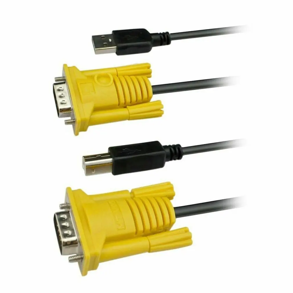 Ingelon KVM переключатель vga кабель высокого качества USB 2,0 vga сплиттер коробка для USB ключа клавиатуры мышь монитор адаптер usb переключатель принтера