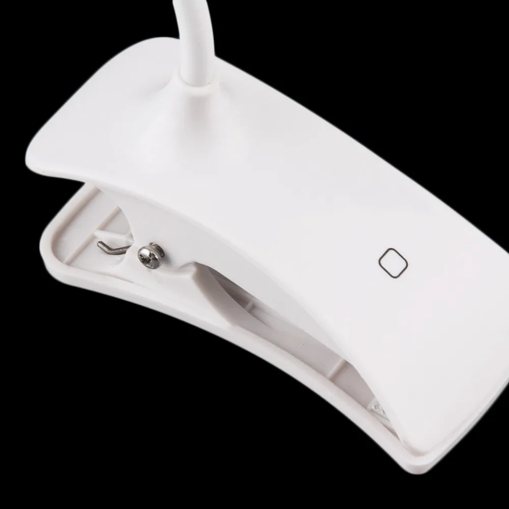 ICOCO USB/батарея с зажимом на светодиодный настольный светильник белый 14 светодиодный настольный светильник прикроватная лампа для чтения книг для кровати