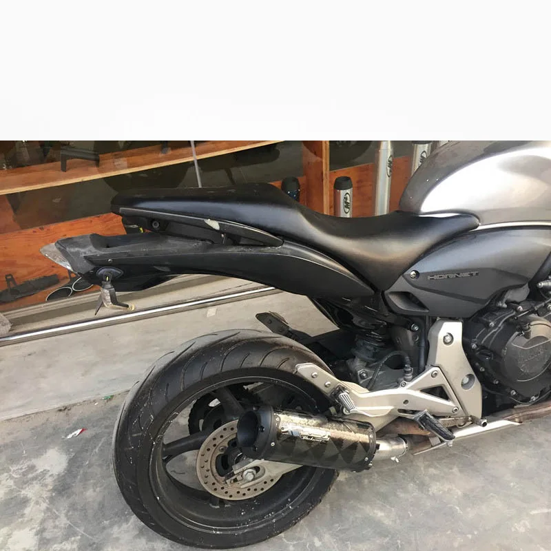 CB600F мотоцикл выхлопной Системы труба глушителя кончик хвоста трубы Сталь Труба среднего звена слипоны для Honda Hornet 600 cb600f мото
