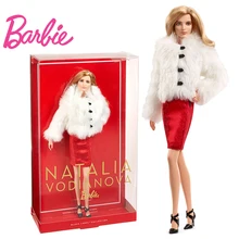 Оригинальная коллекция кукол Genunie Барби черная этикетка модная икона известная модель Natalia Vodianovia рождественские подарки CHX13