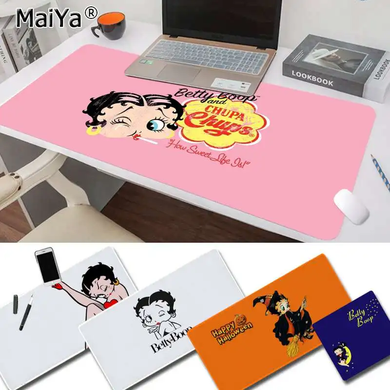 Коврик для клавиатуры Maiya My Favorite Betty boop резиновый игровой коврик мыши Настольный