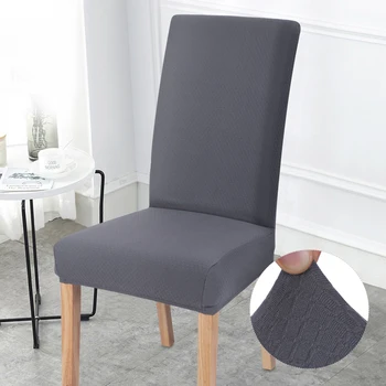

1/2/4/6PCS Knitting Printing Covers Universal Size Chair Cover Slipcovers Seat Chair Covers Protector Seat For Home Removable