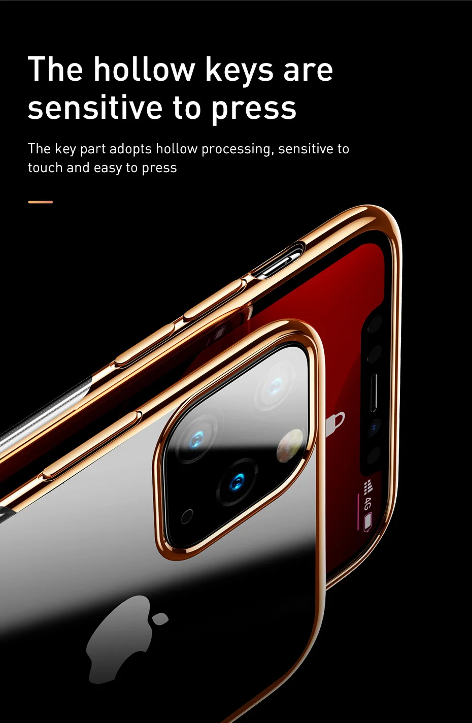 Baseus, роскошный чехол с покрытием для iPhone 11 Pro Max, чехол из жесткого поликарбоната, задняя крышка для iPhone XI XIR XS MAX, защитный чехол Couqe Fundas