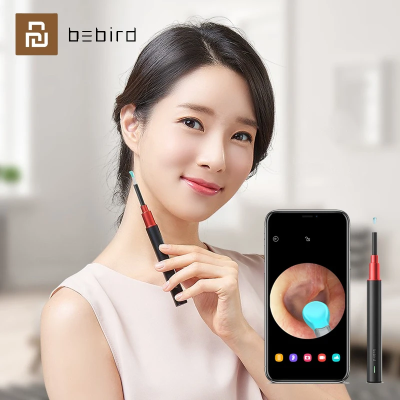 

Xiaomi Bebird Upgraded Intelligent Visual Ear Scoop B2 Pro HD Wireless Baby Ear Scoop Plucking Ear Picking set Visual Ear Spoon