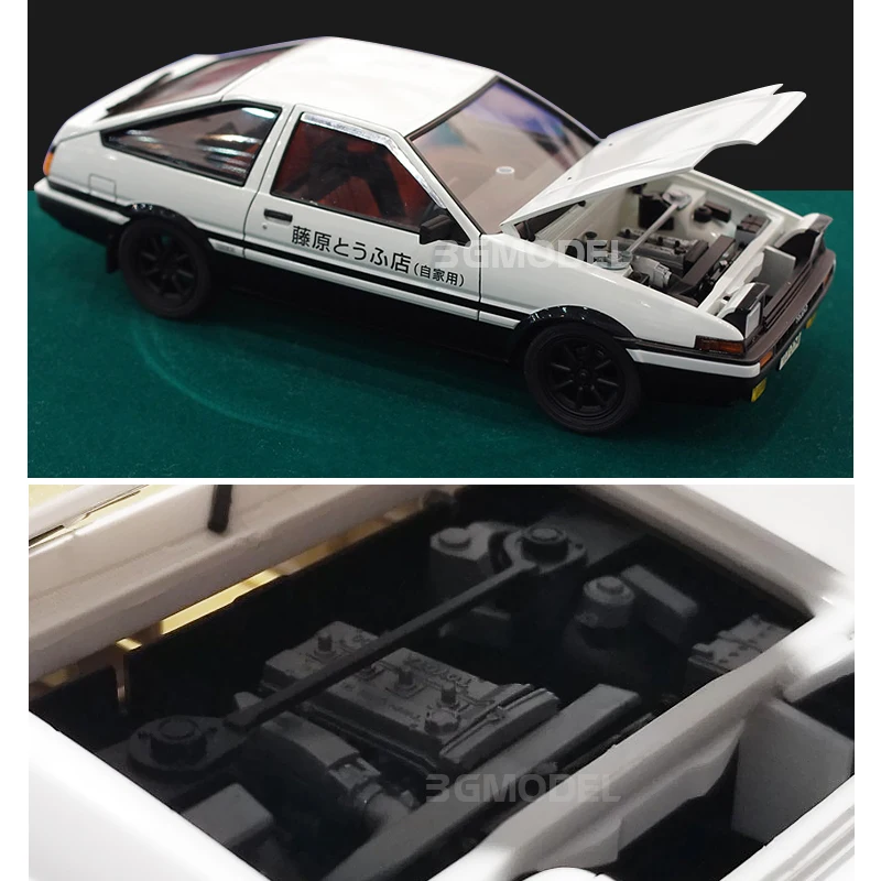 00320 1/24 Initial D AE86 TRUENO Pre-type Fujiwara Takuya