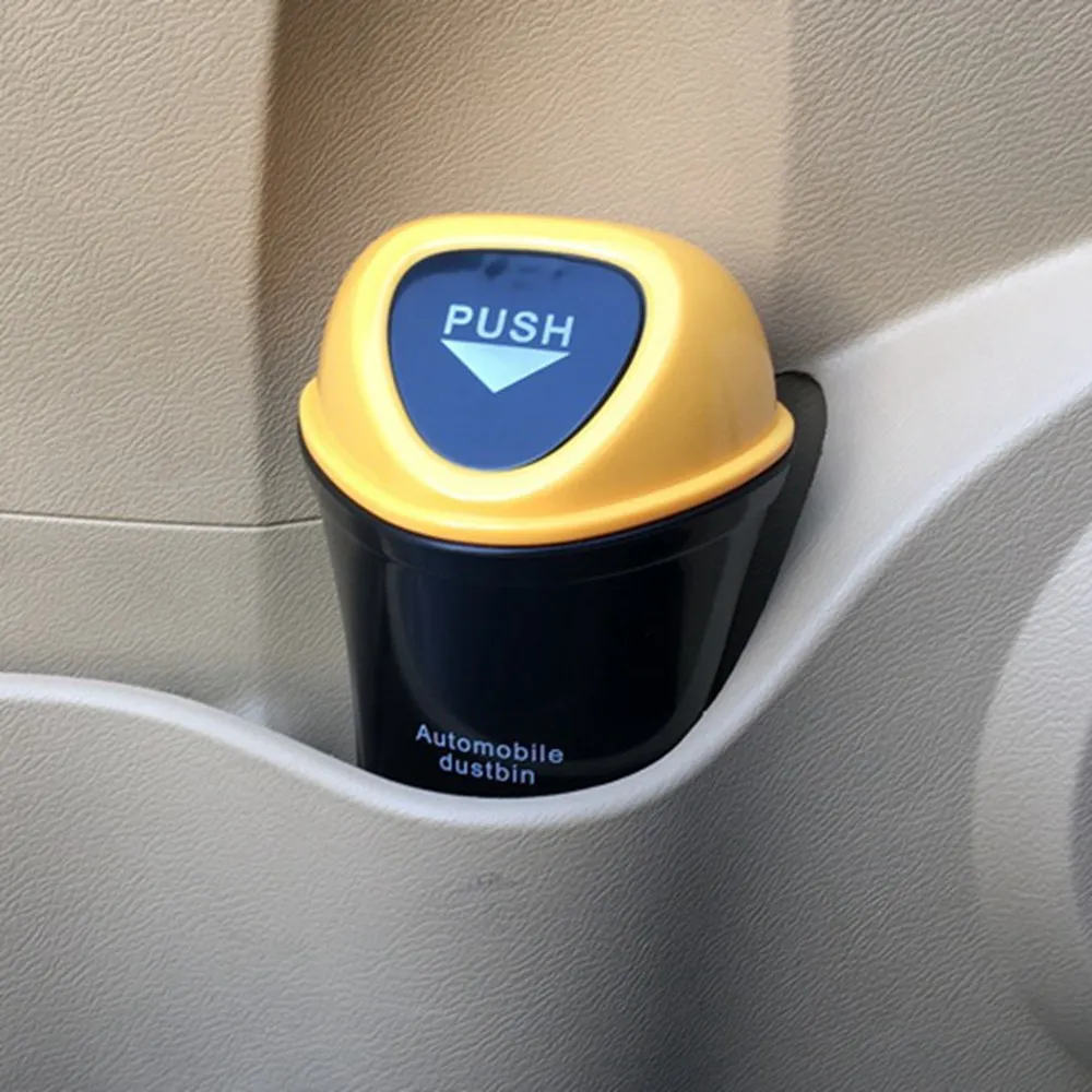 Car Trash Can Organizer Garbage Holder Automobiles Storage Bag Auto Door Seat Back Visor Trash Bin Paper Dustbin Car Trash Can Car Storage Bag Car Trash Bag