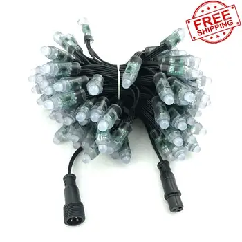 

FREE SHIPPING(DOOR TO DOOR) NO Tariff!!!100ct DC12V WS2811 bullet led pixel with Ray wu/paul zhang/xconnect connector