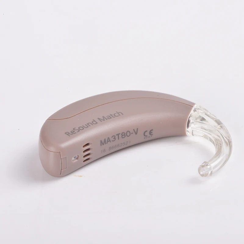 Original GN ReSound Match MA3T80 Super Power BTE Digital Hearing Aids Mini Sound Amplifiers