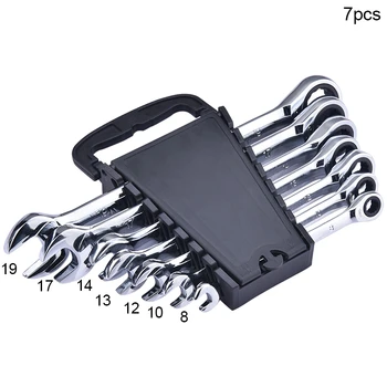 

Universal 8-19mm Ratcheting Wrenches Combination Kit Screw Installation Removal Tool Hand Tool Car Accessories Repair Tool