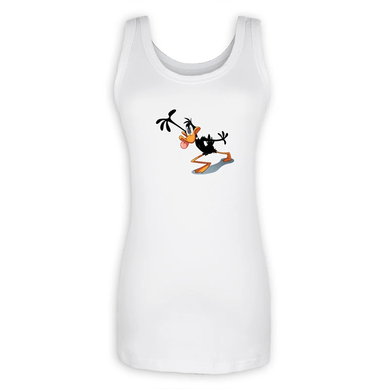 Марвин марсианин милый поросенок мультфильм с изображением кота Сильвестра Looney Tunes дамы сексуальный жилет майки без рукавов хлопок повседневные топы на бретелях