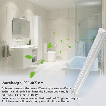 

UV Light Bar Handheld USB LED Blacklight Blue T5 Tube Detection Stage Lamp for Home Sterilizer Disinfection Deodor