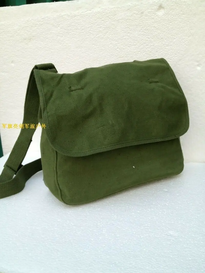 OUTDOORS VIETNAM WAR CHINESE ARMY PLA 1965 CANVAS POUCH BAG SATCHELS MILITARY