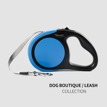 

Factory Direct Pet Hand Holding Rope Dog Automatic Contraction Tractor Flat Rope Traction Belt Dog Chain Spot