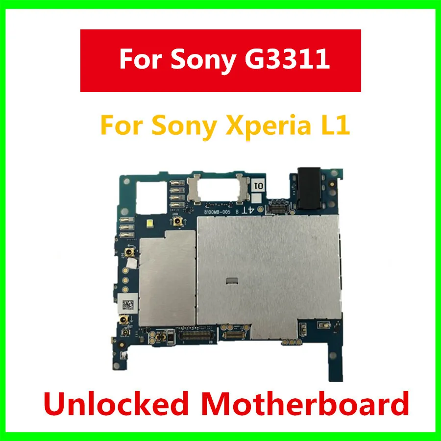 Материнская плата для Sony Xperia L1 G3311 разблокированная Логическая с чипами полная