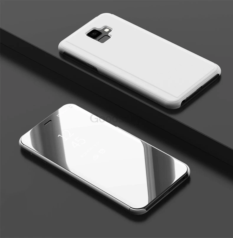 Прозрачное умное Зеркало чехол для samsung Galaxy S10 S8 S9 плюс S10e a8 a7 a6 Примечание 10 8 9 A10 A30 A40 A50 A60 A70 A80 M10 M20 M30