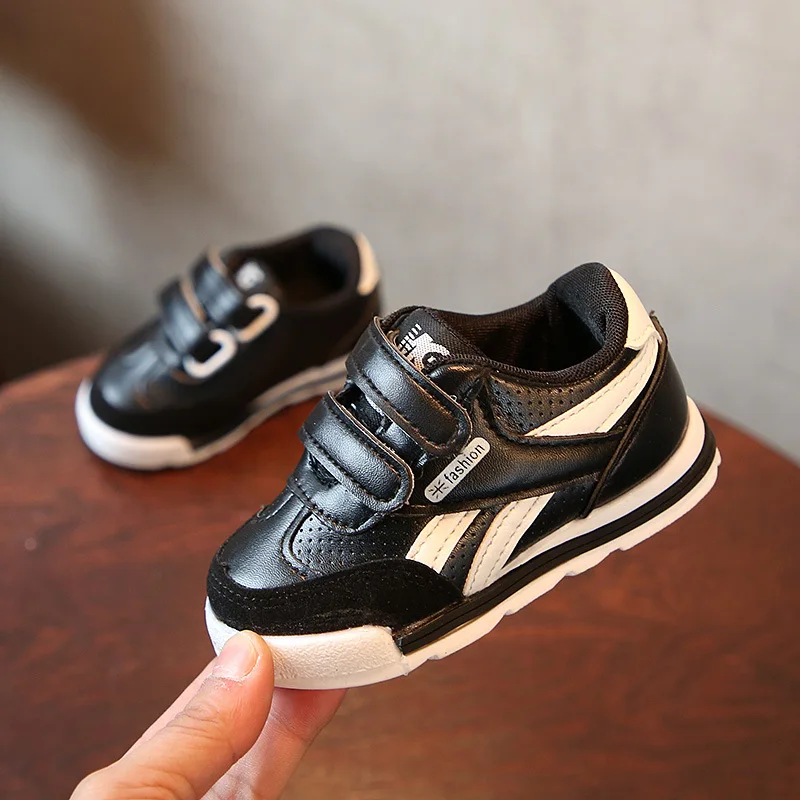 Детская обувь; сетчатая дышащая повседневная обувь для девочек; детские кроссовки для мальчиков; модные спортивные детские кроссовки; детская обувь - Цвет: Черный