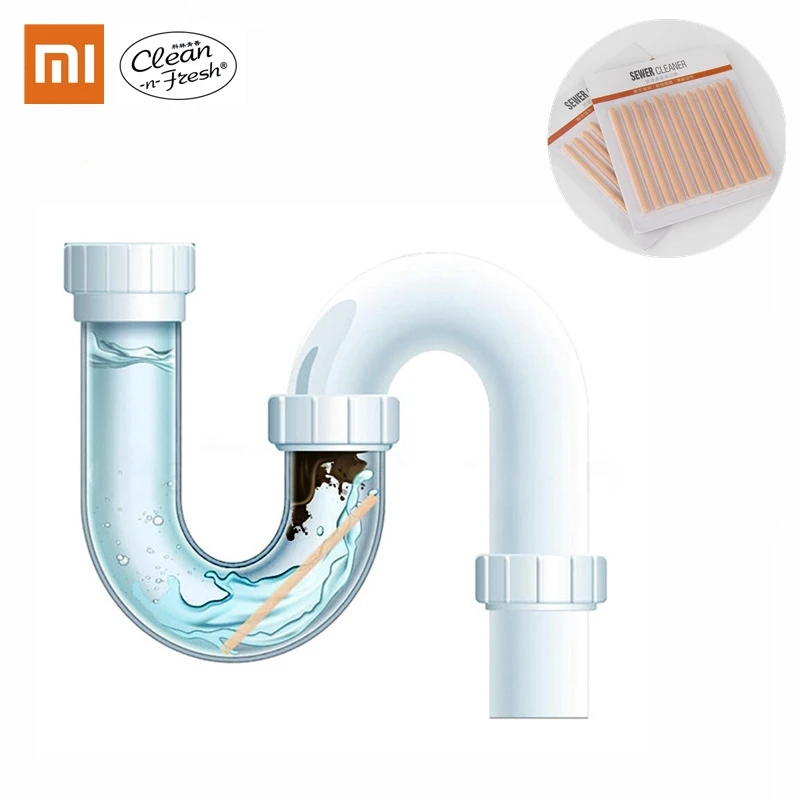 Очиститель труб Xiaomi Clean-n-Fresh 24 шт. палочки для обеззараживания масла резервуар